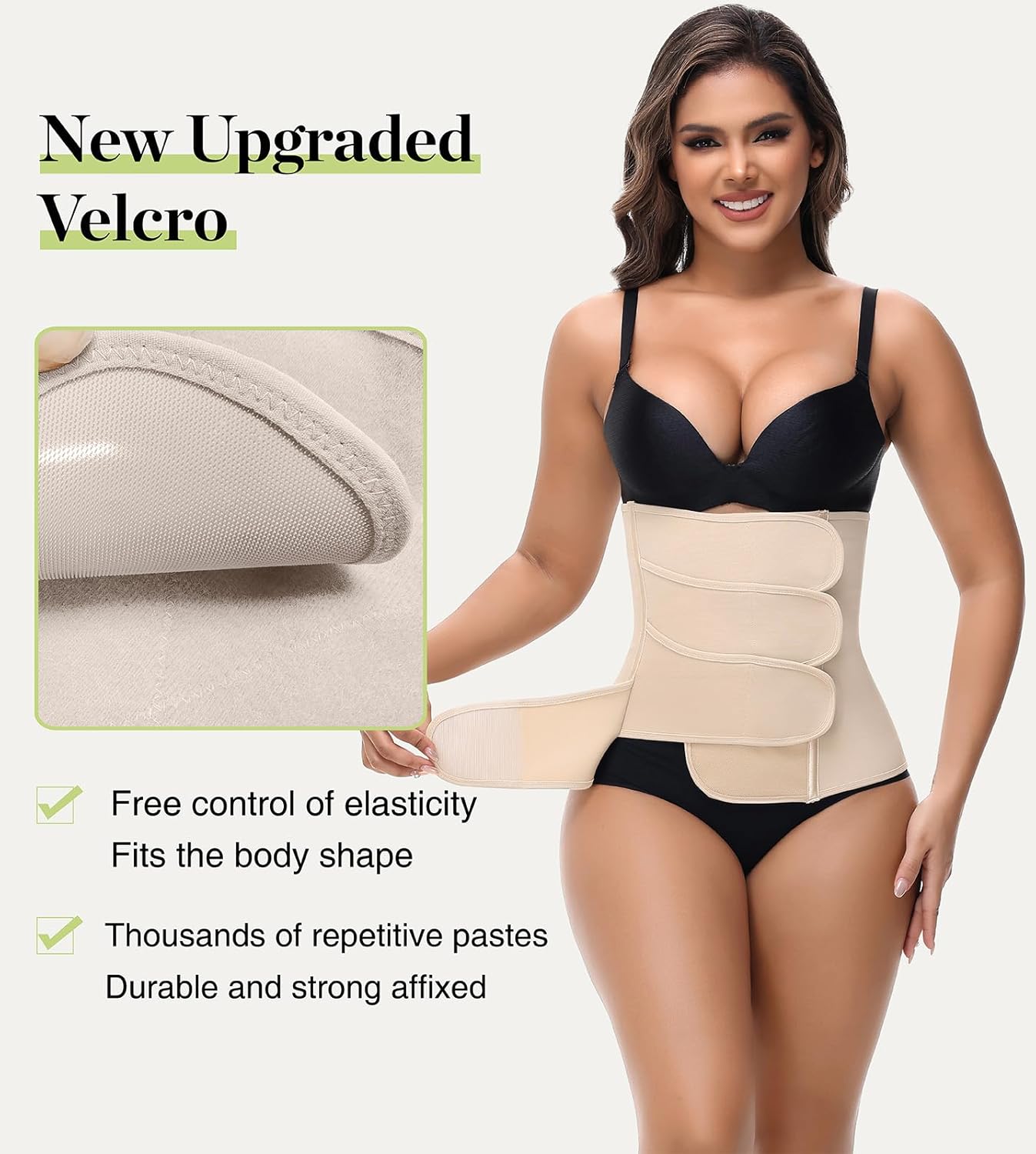 SHAPSHE Waist Trainer for Women Postpartum Recovery Wrap Waist Cincher Corset Shapewear Belly Band