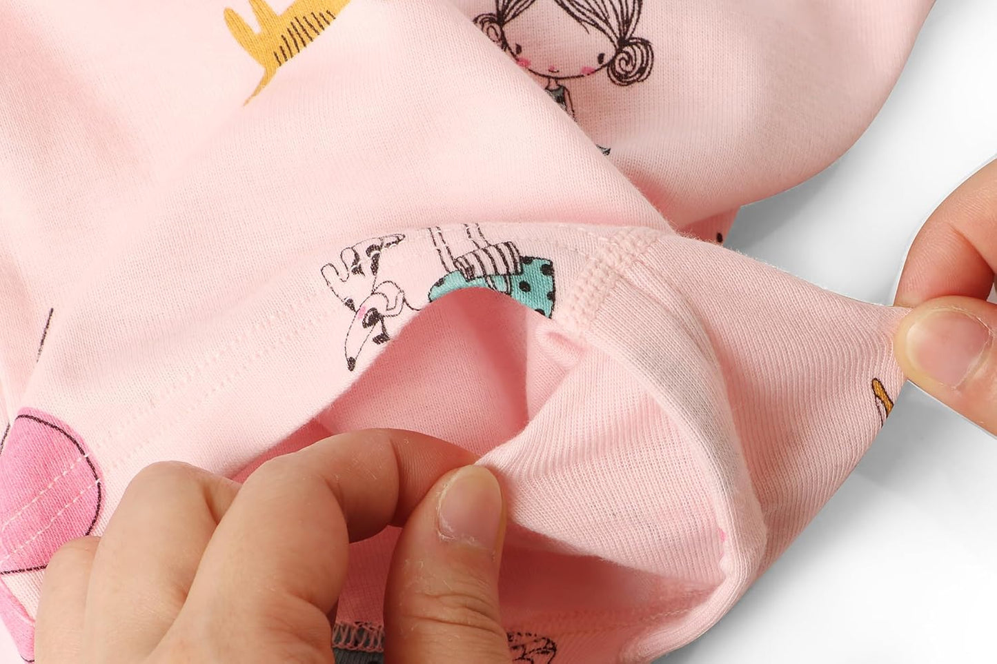 CHUNG Toddler Little Girls Kids Briefs Panties Soft Cotton Boyshort Underwear Pack Big Girl Daily Cute Pattern