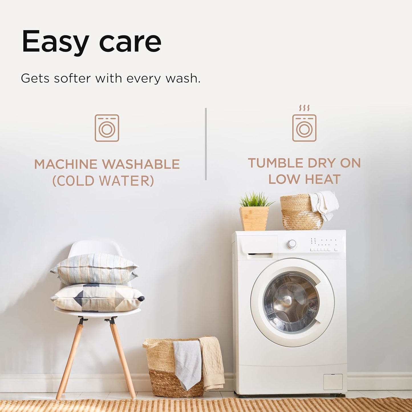 Threadmill Summer Muslin King Size Blanket | 4 Layer 100% Cotton Gauze Blanket | Lightweight, Soft, and Breathable Muslin Blanket for All Seasons | White