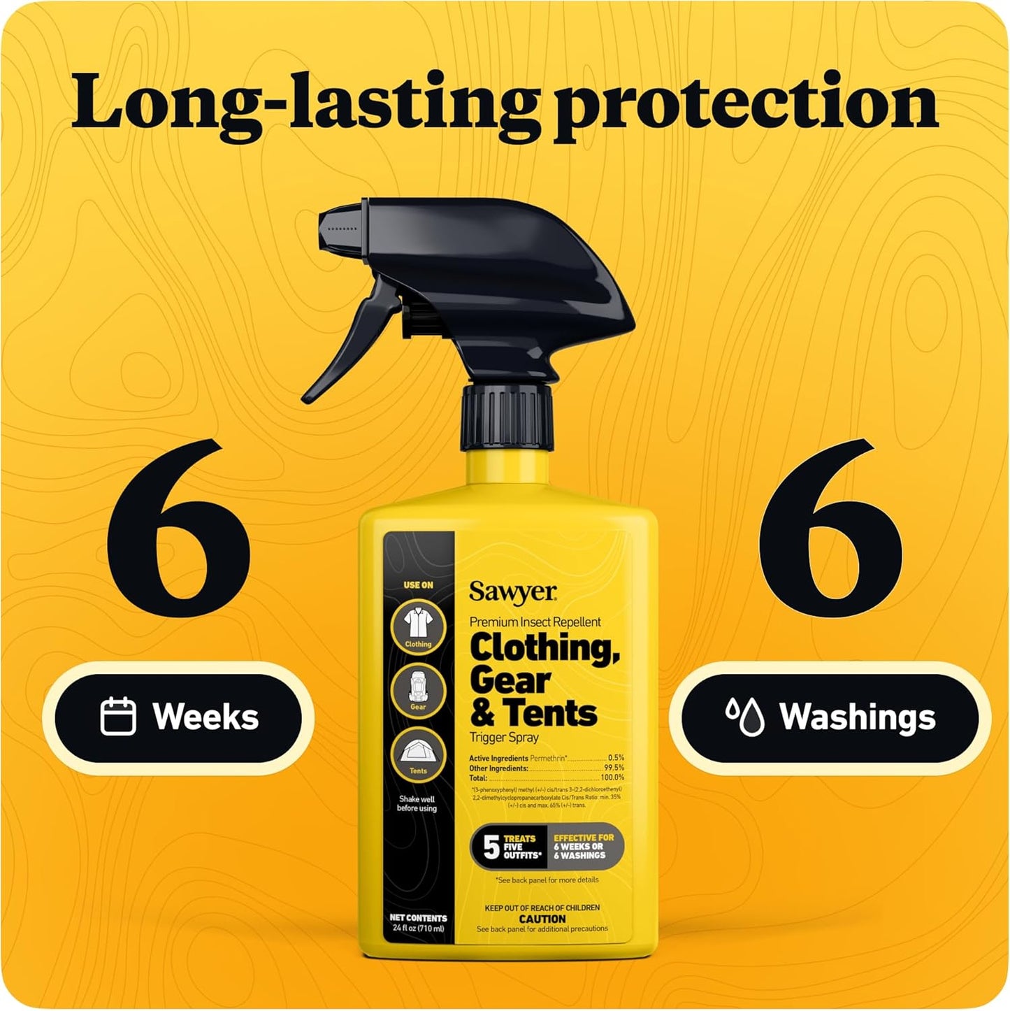 Sawyer Products Premium Permethrin Insect Repellent for Clothing, Gear & Tents