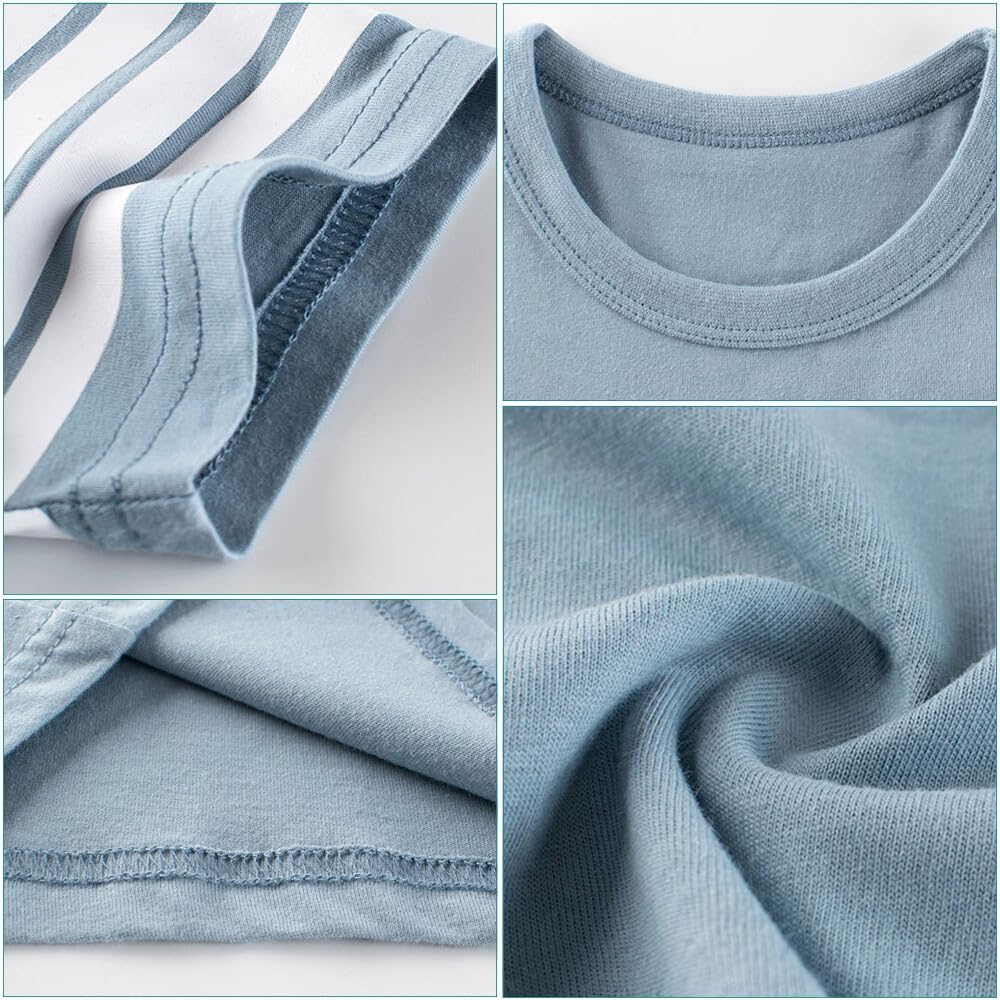 Boys' 4-Pack Excavator Short Sleeve Crewneck T-Shirts Top Tee Size 2-7 Years Toddler Boys' Value Pack Cotton T-Shirt