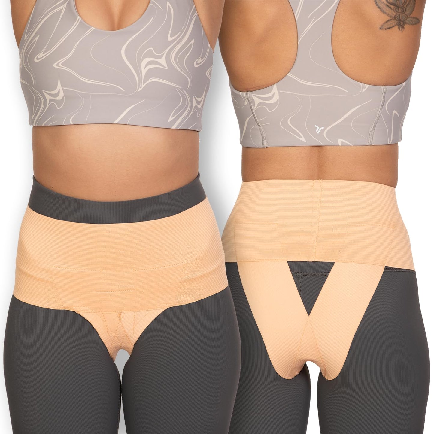 Pelvic Orthotic Support Belt - Uterus Support Girdle for Women’s Prolapsedfor Dropped Bladder | Vulvar Varicosities | Postpartum Recovery | Symphysis Pubis | Dysfunction Pain - High Waist