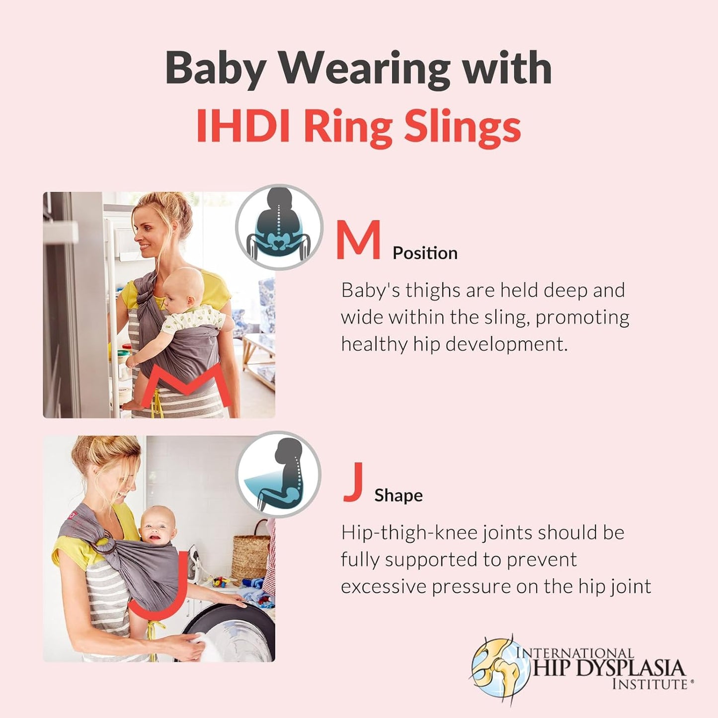 Mamaway Baby Ring Sling Carrier - Newborn and Toddler Sling (Supports up to 165lbs), IHDI Certified, Rayon & Linen Made, Soft & Breathable, Nylon 66 Safety Rings, Storage Pocket Design, Khaki