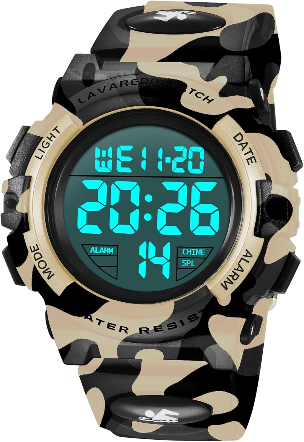 Kids Watch,Boys Watch for 3-15 Year Old Boys,Digital Sport Outdoor Multifunctional Chronograph LED 50 M Waterproof Alarm Calendar Analog Watch for Children with Silicone Band,Kids Gift