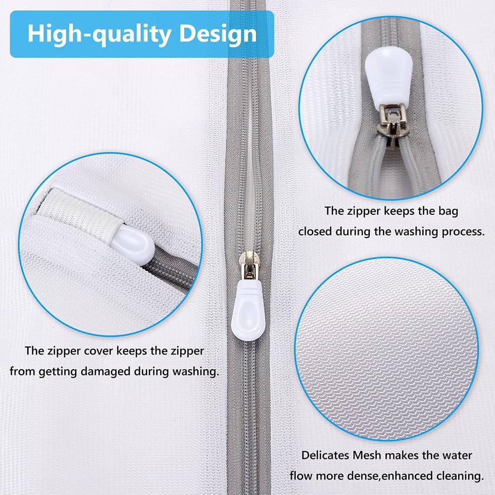 Mesh Laundry Bags for Delicates,with Upgrade the hanging ring,mesh laundry bags for washing machine12 x 16 Inches ﻿ (1 Medium)