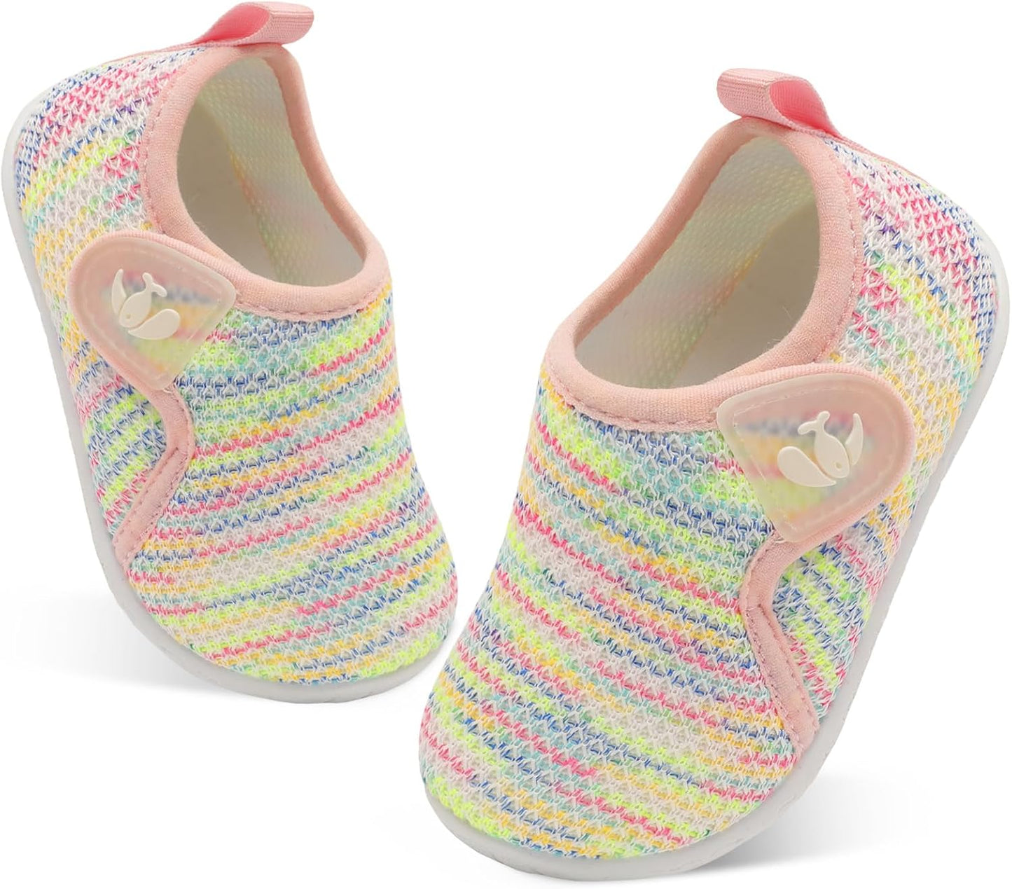 FEETCITY Toddler Walking Shoes Slip On Toddler Shoes Boys Girls Kids Sports Sneakers Casual School Shoes Barefoot Shoes