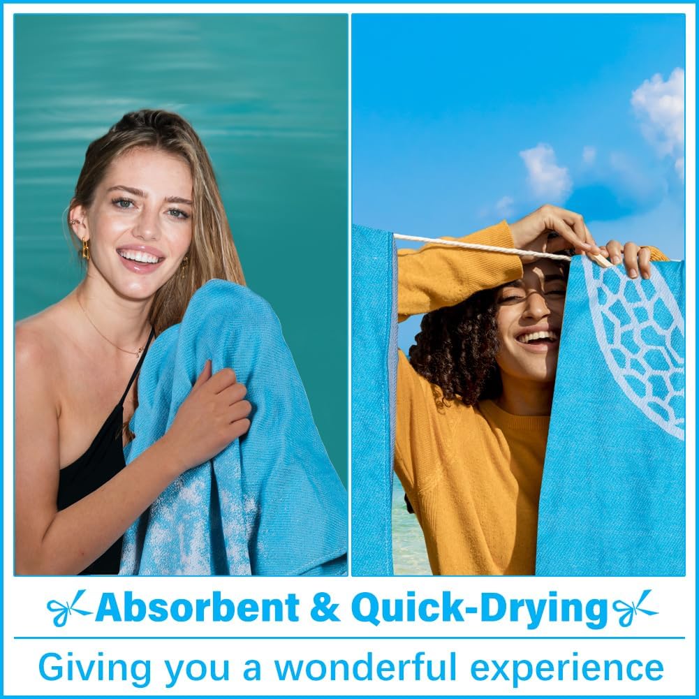 Oversized Turkish Beach Towel Blanket XXL Cotton Sandproof Towels Boho Woven Extra Large Big Sand Free Giant Throw Thick Blankets Huge Quilt XL Picnic Camping Necessities Cloud For Adult Gifts