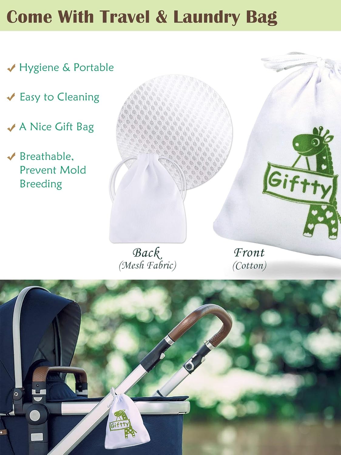 Giftty Baby Teething Mitten, Self-Soothing Teether Glove, Pain Relief Silicone Mitt, Double Breathable, Stay on Baby's Hand, Unisex for Babies 3-12 Months(2 Pink Mittens)