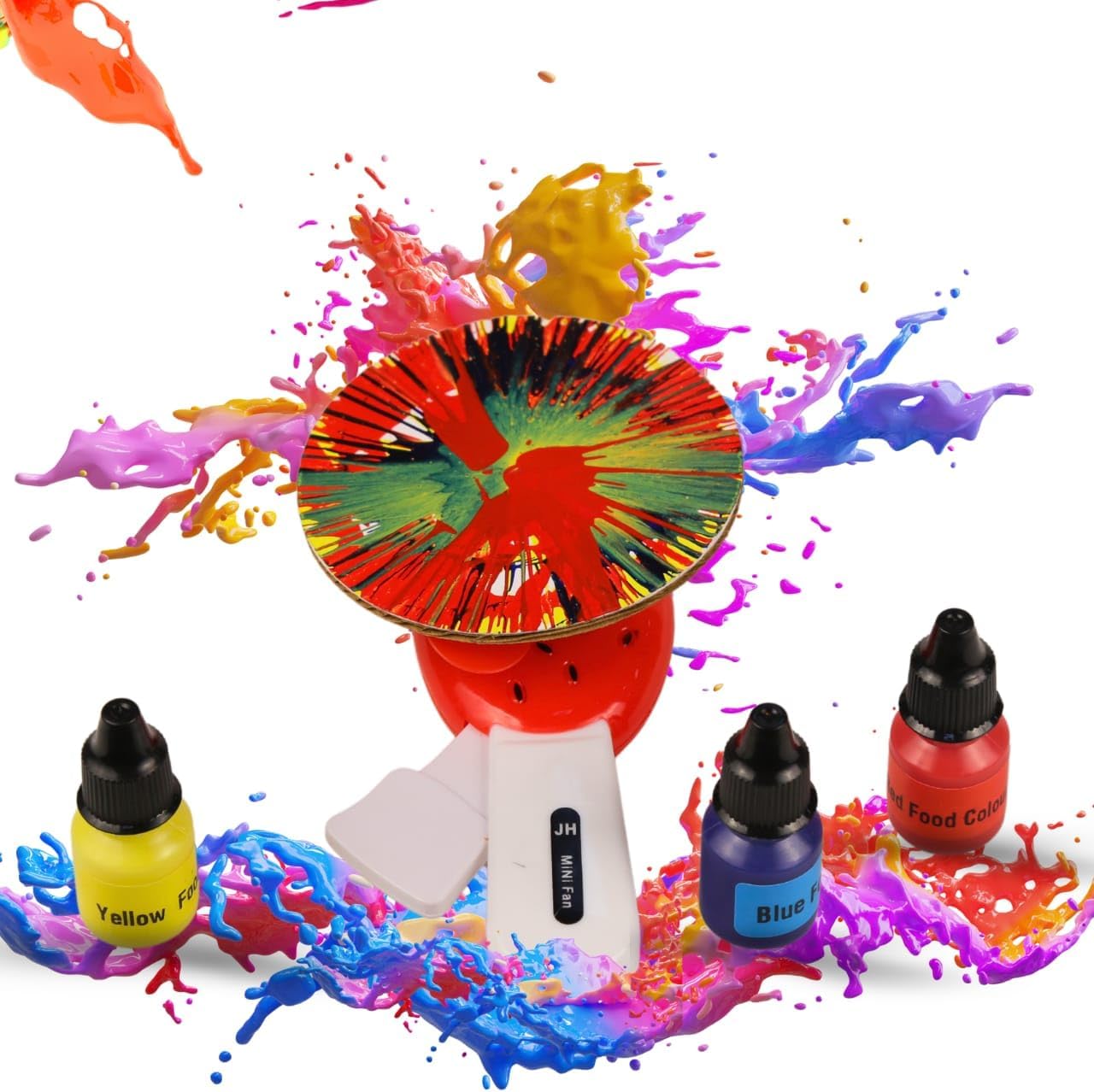 Butterfly EduFields Spin Art & Craft Kit for Kids | Educational Birthday Gift for 3+ 4 5 6 7 Year Old Boys and Girls| DIY Painting Kit for Kids | STEM Toy for for 3+ Years | Science Project Kit