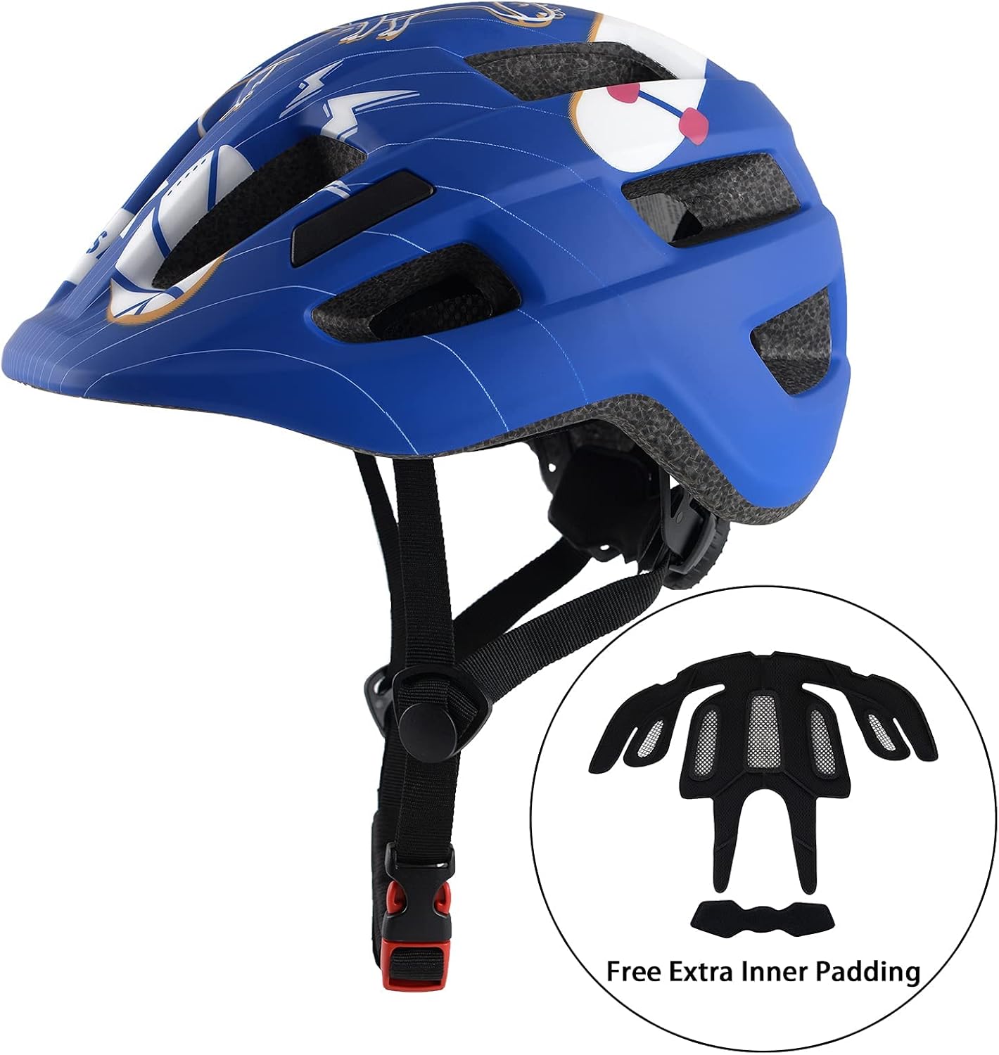 Kids Bike Helmet for Ages 1-8 Years, Adjustable Toddler Boys and Girls Helmets, Lightweight Child Infant Bicycle Cycling Scooter Sports Helmet 48-54cm