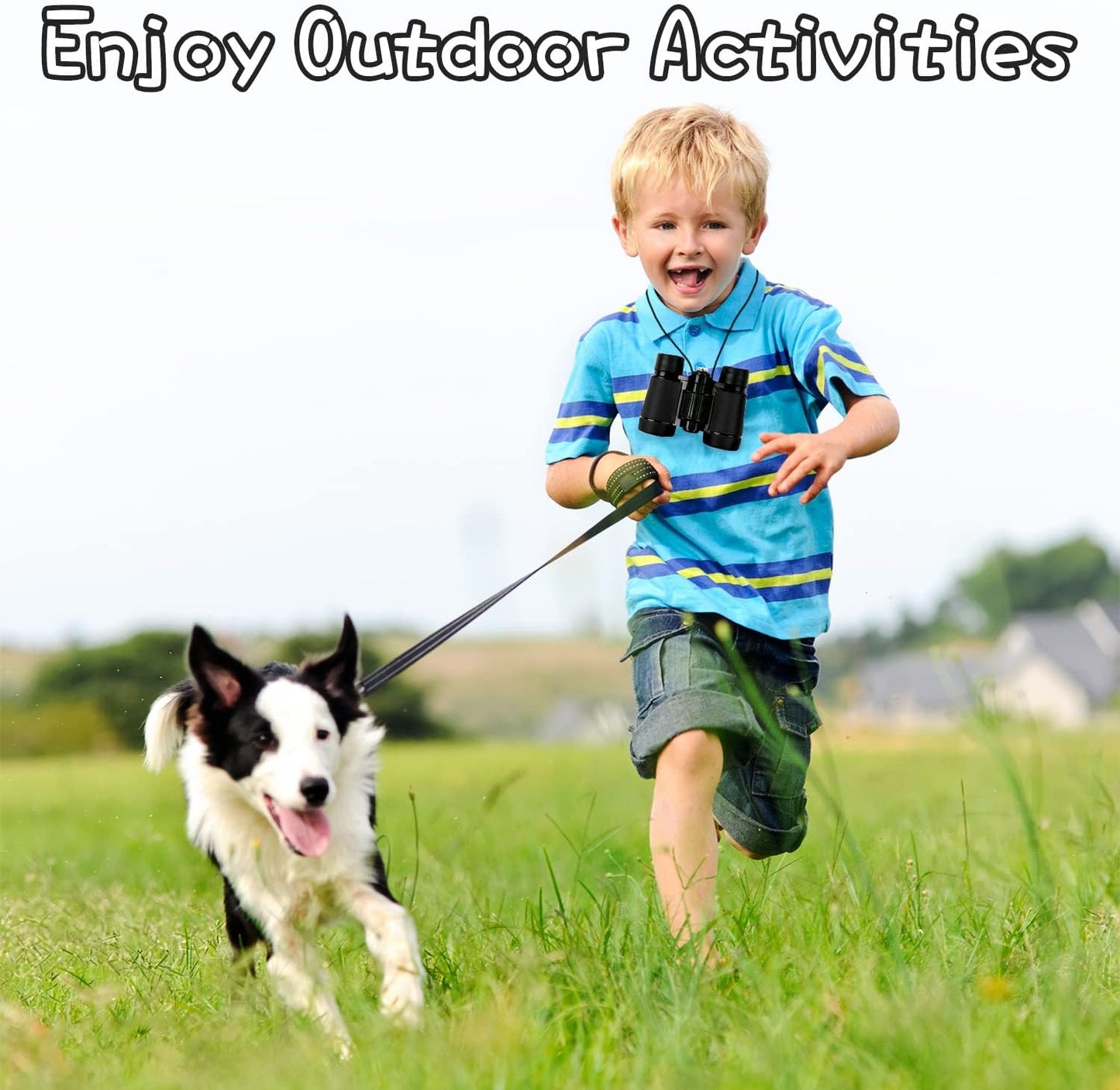 Scotamalone Kids Toy Binoculars Shock Proof for Age 3-12 Years Old Boys Girls Bird Watching Educational Learning Hunting Hiking Birthday Presents