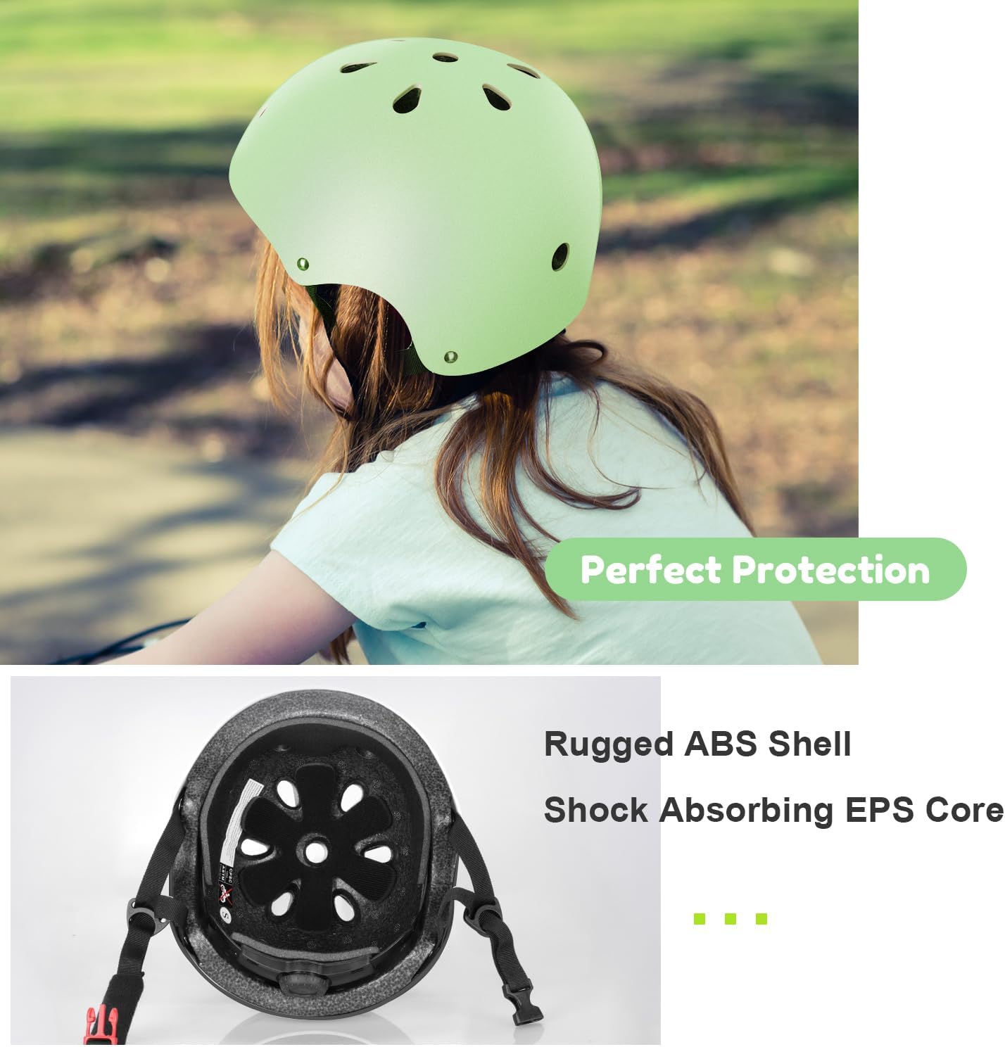 Kids Helmet, Toddler Adjustable Kids Ages 3-8 Years Old Boys Girls Multi-Sports Safety