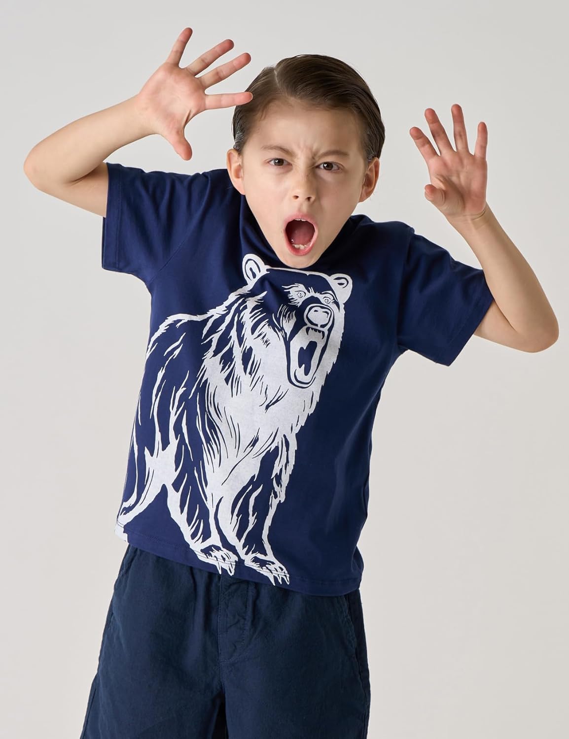 LAPASA Kids T-Shirts Short Sleeve (4 Pack) 100% Cotton Plain Top Tees Boy & Girl Unisex Toddler Children Tie Dye Summer K01