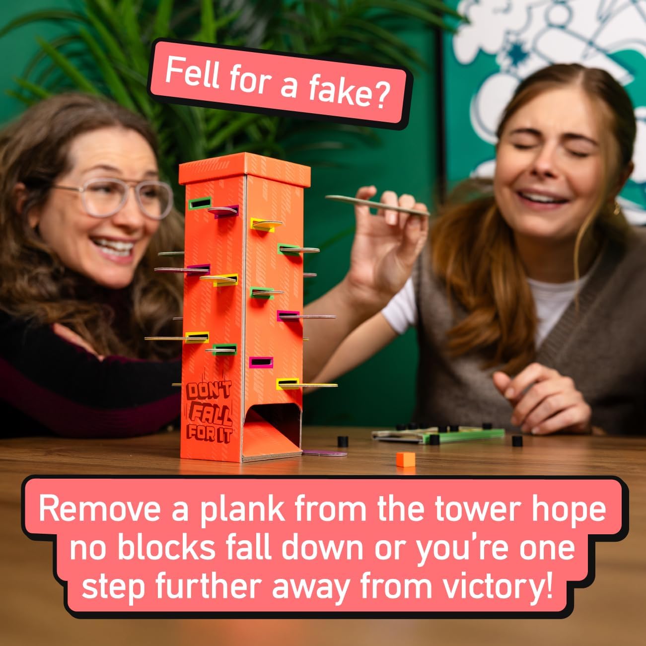 Don't Fall for It – Fun Trivia Board Game Age 3+ for Families and Kids | Hilarious Family Game for All Ages | 2+ Players, Portable and Easy to Play