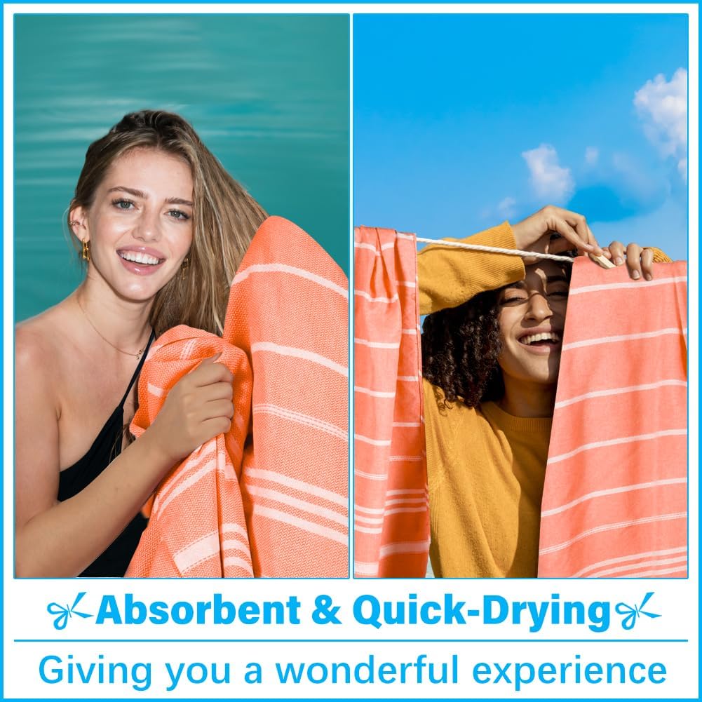 Oversized Turkish Beach Towel Blanket XXL Cotton Sandproof Towels Boho Woven Extra Large Big Sand Free Giant Throw Thick Blankets Huge Quilt XL Picnic Camping Necessities Cloud For Adult Gifts