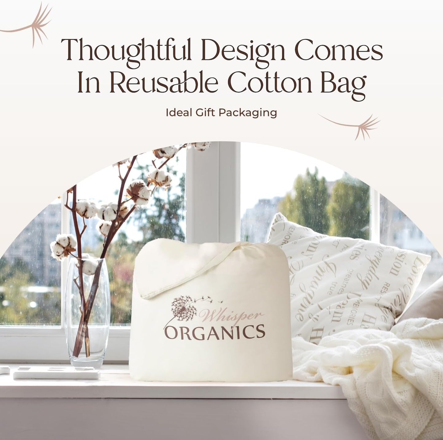 Organic Waterproof Mattress Protector Full Size - 100% Waterproof Mattress Pad with Extra Soft Quiet & Breathable Triple Layer Protection - GOTS Certified Machine Washable Deep Pocket Design (Full)