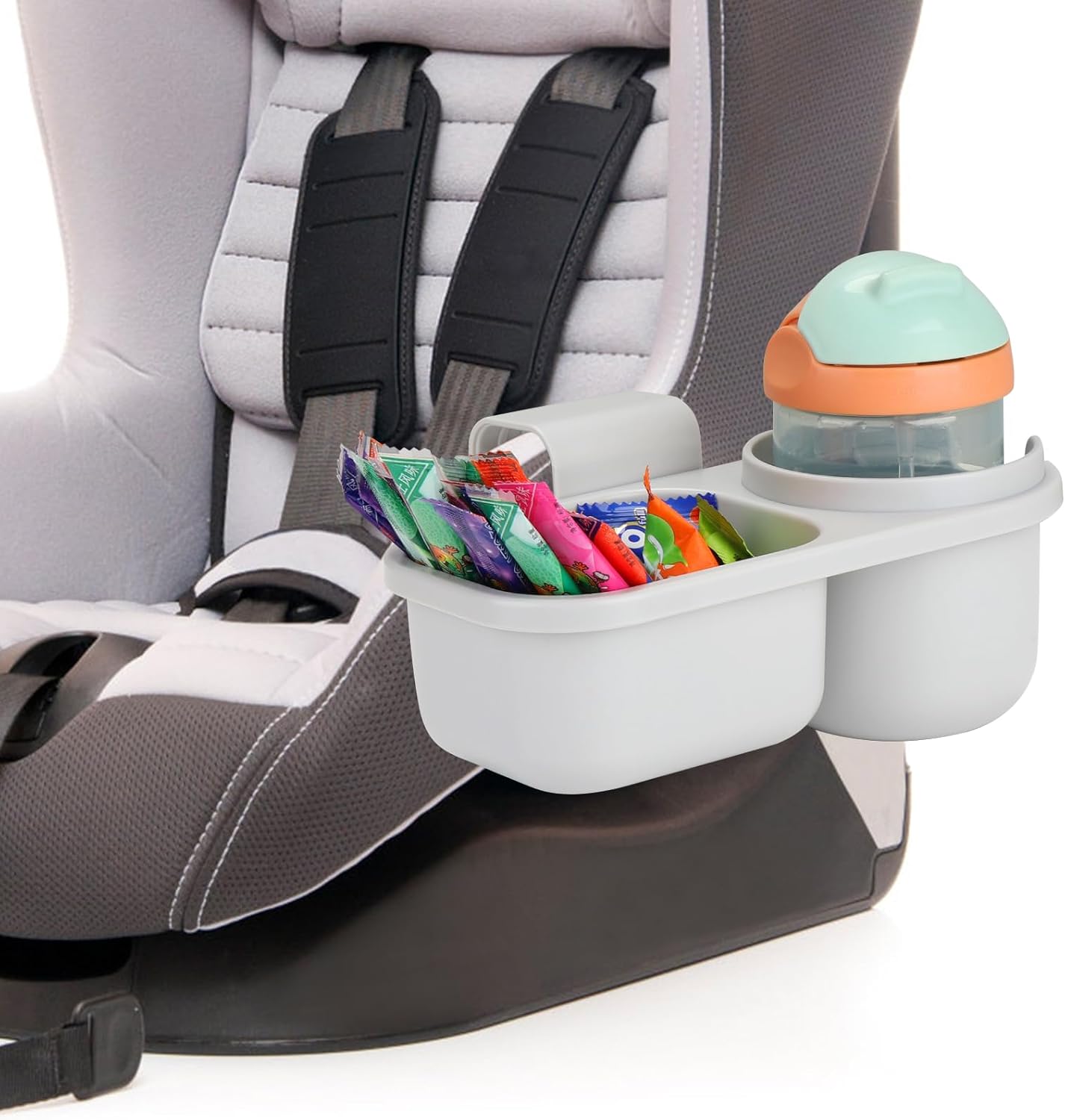Accmor Child Cup Holder Snack Tray for Convertible Car Seats, Universal Child Cup Holder Compatible with Most Baby Car Seat Models
