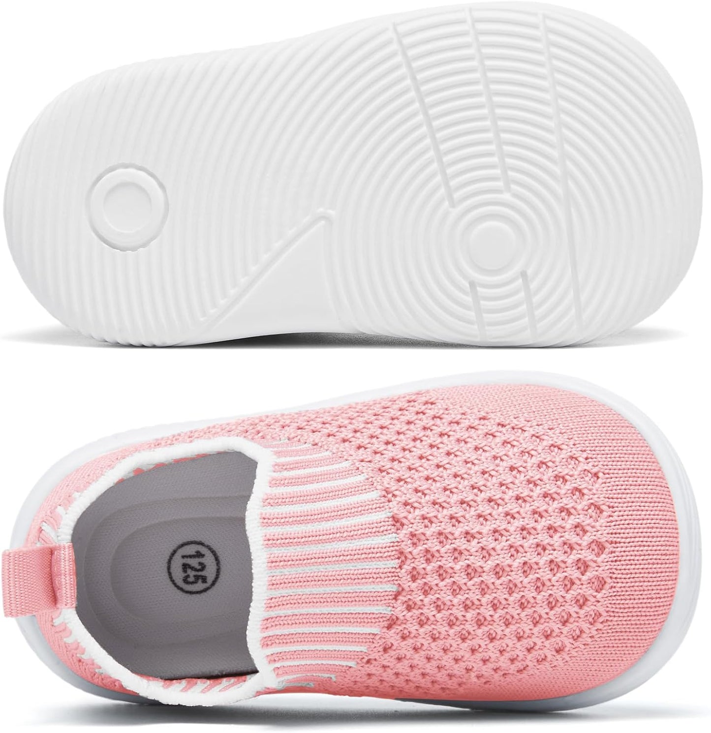 MORENDL Baby Toddler Walking Socks Non-Slip Breathable Unisex Casual Sneakers