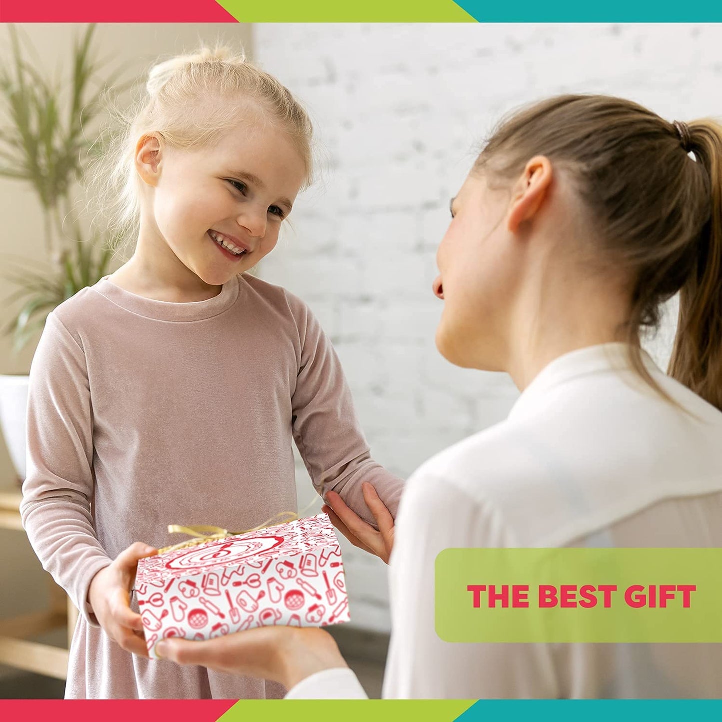 Baketivity Kids Baking Set, Meal Cooking Party Supply Kit for Teens, Real Fun Little Junior Chef Essential Kitchen Lessons, Includes Pre-Measured Ingredients (Baketivity Kit, Bagels)