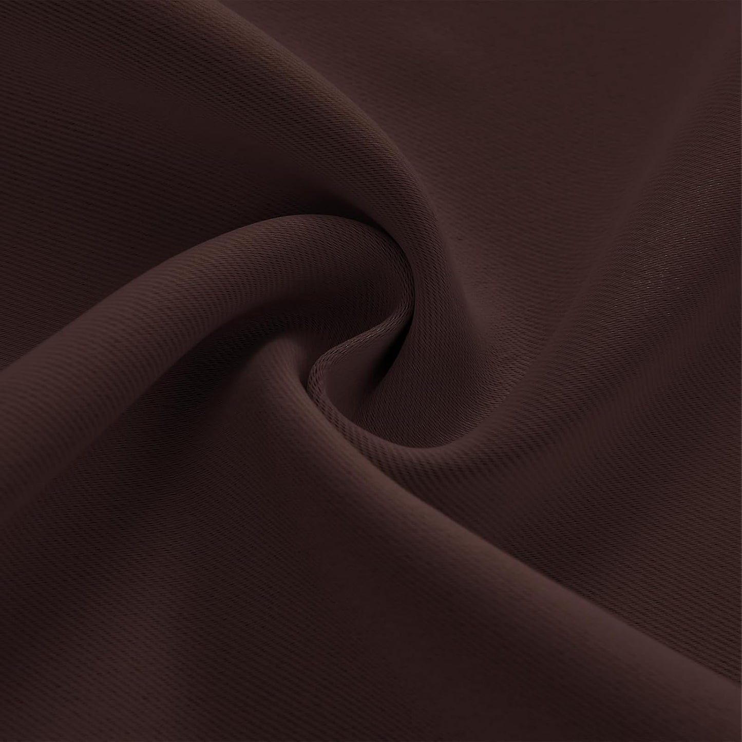 Joydeco Custom Blackout Curtains for Bedroom, 1 Panel Room Darkening Curtains & Drapes for Living Room Window Rod Pocket Back Tab (Custom Size,Chocolate)