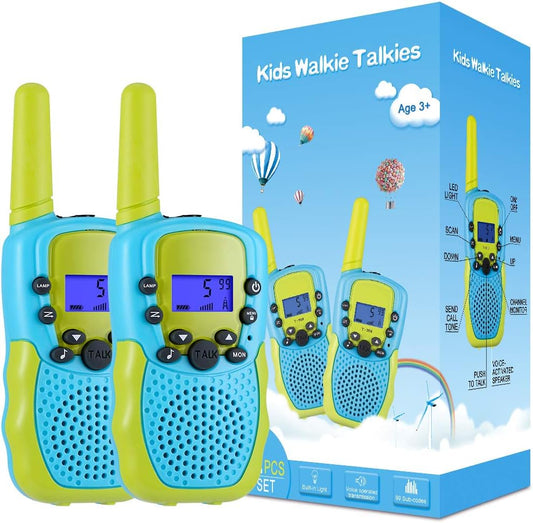 Selieve Toys for 3-12 Year Old Boys Girls, Walkie Talkies for Kids 22 Channels 2 Way Radio Toy with Backlit LCD Flashlight, 3 Miles Range for Outside, Camping, Hiking