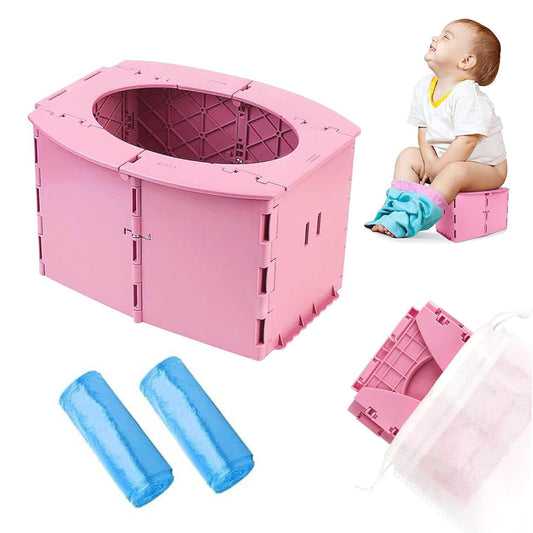 SunnySmile Travel Potty for Car，Travel Potty for Kids，Portable Potty for Toddler，Apply to Camping, Tourism, Outdoor, Indoor