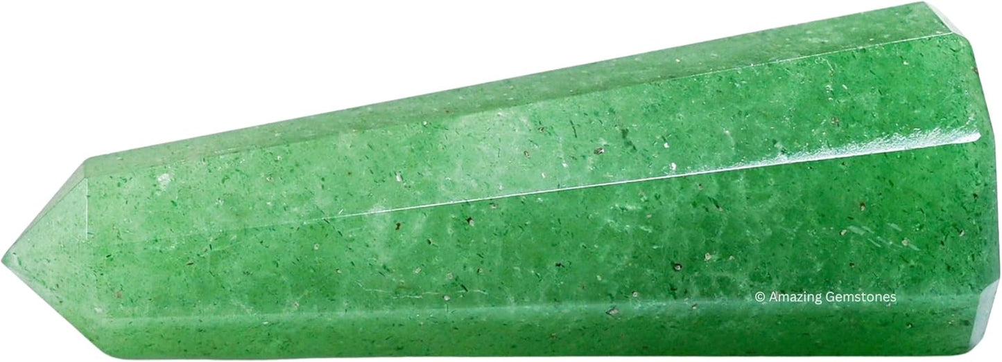 Amazing Gemstone Green Strawberry Quartz Crystal Towers ~ Natural Healing Crystal Point Obelisk for Reiki Healing and Crystal Grid (2 to 3 INCH)