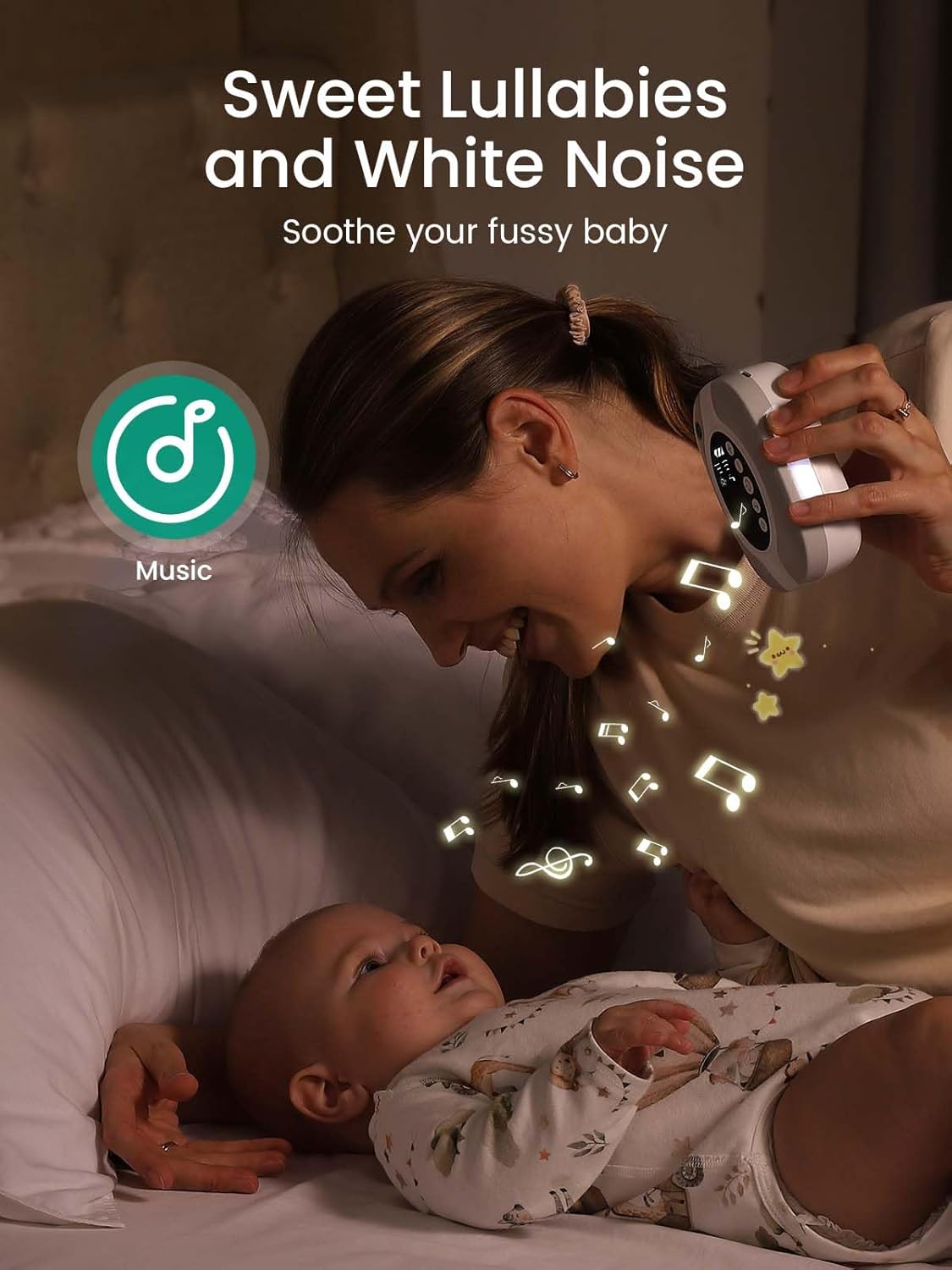 GROWNSY Electric Nose Suction for Baby, Hospital-Grade Nasal Aspirator with Night Light,Soothing Lullabies, Baby Nose Sucker with 9 Adjustable Suction Levels