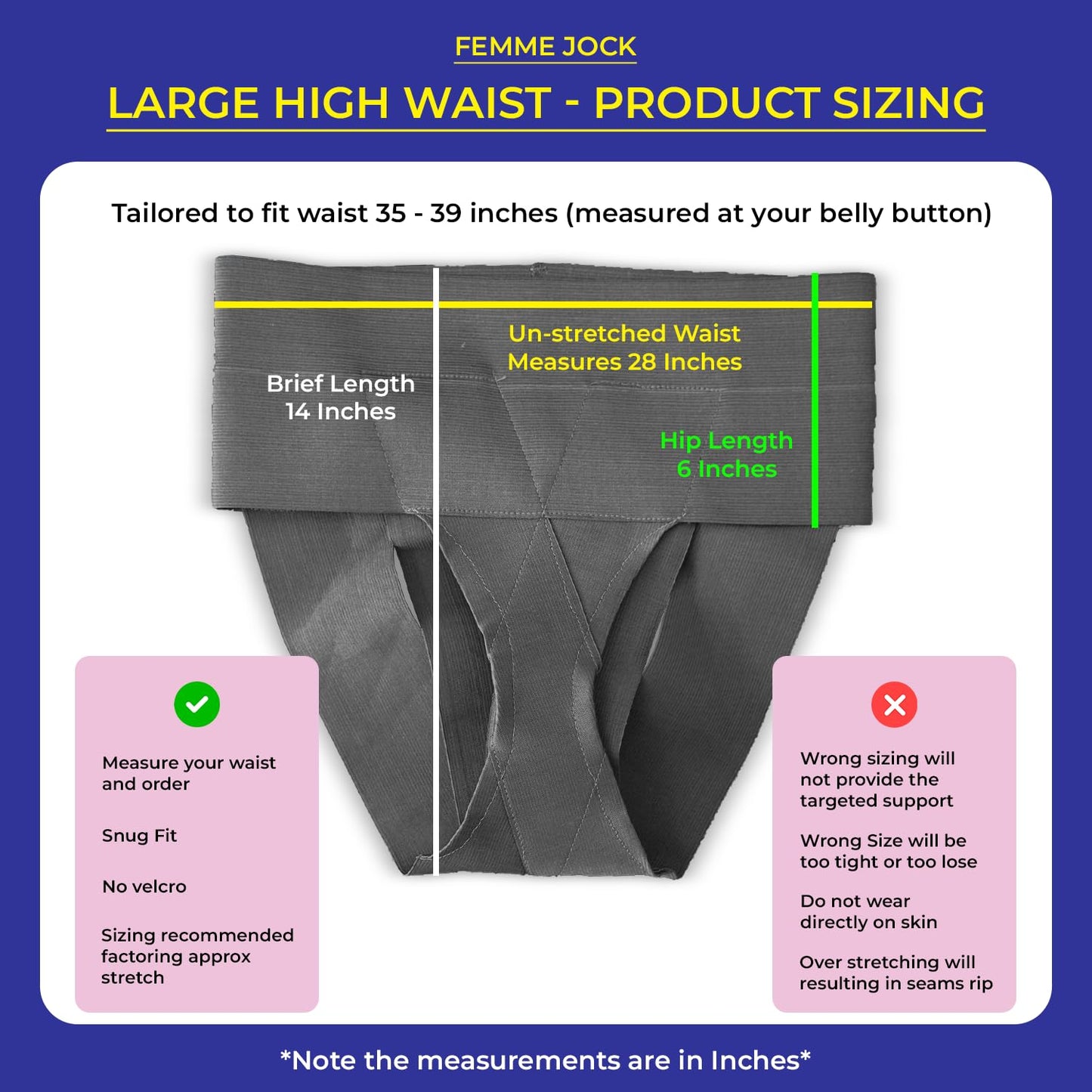 Patented Women’s Pelvic Floor Orthotic Support Belt ― Uterus Pain Relief Girdle for Dropped Bladder, Vulvar Varicosities, Postpartum Recovery, SPD | High Waist (Black, Large)