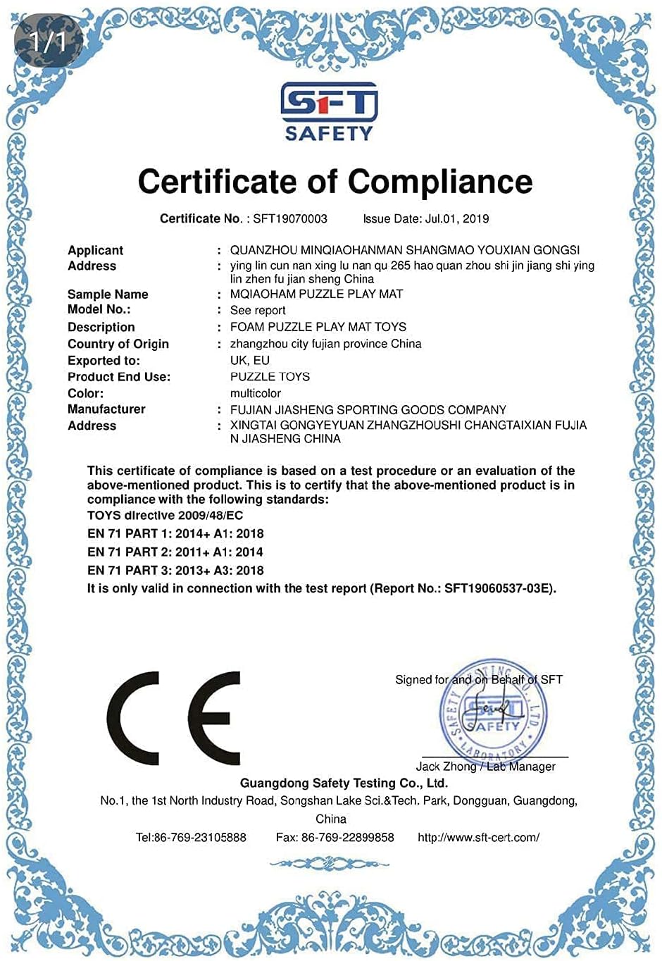 MQIAOHAM® 18 Pieces + 18 Edges Puzzle Play Mats, Soft Baby Play Mat, Kids Interlocking Foam Floor Tiles, Toddlers Carpet Playmats XZ301018-101110112