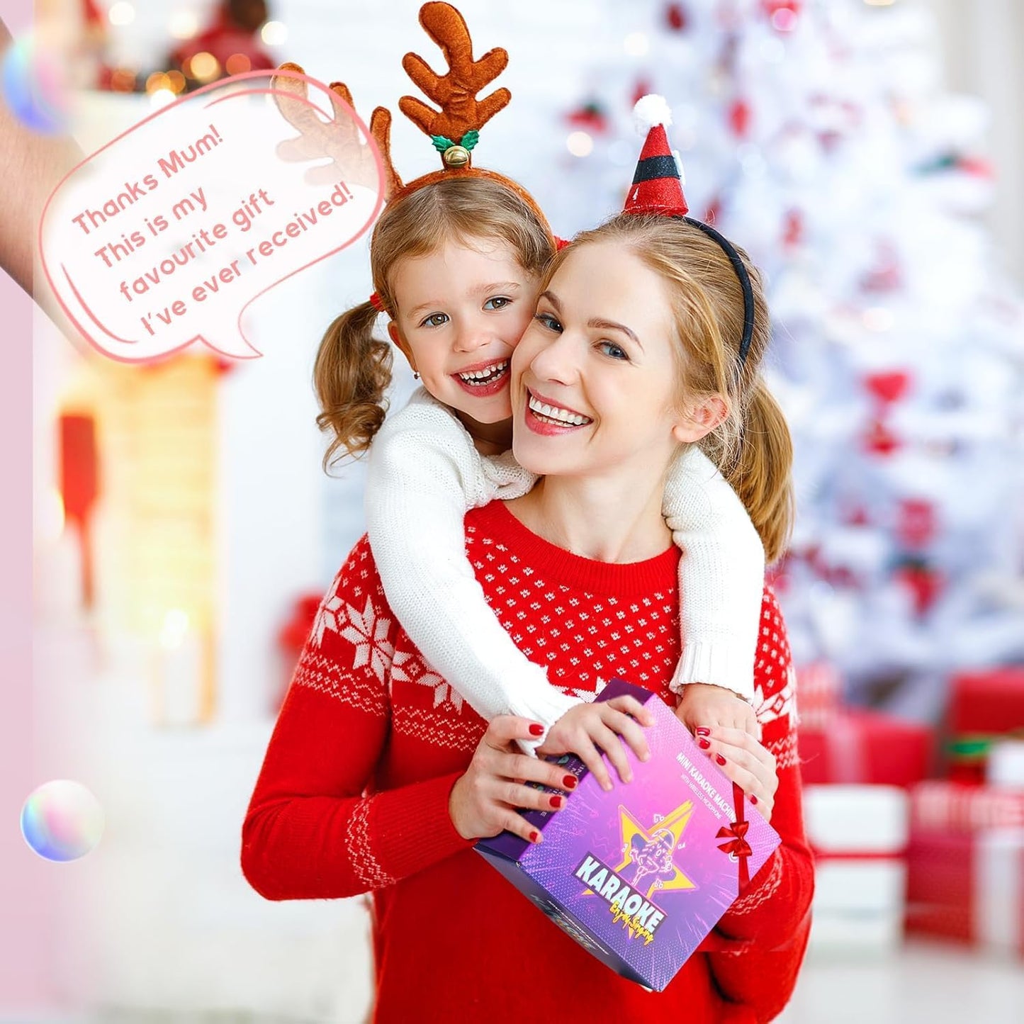 YLL Mini Karaoke Machine for Kids Adults, Portable Bluetooth Speaker with 2 Wireless Microphones, Birthday Gifts Toys for Girls Boys Ages 3, 4, 5, 6, 7, 8, 9,10,11,12+ Years Old Toddler (Green)