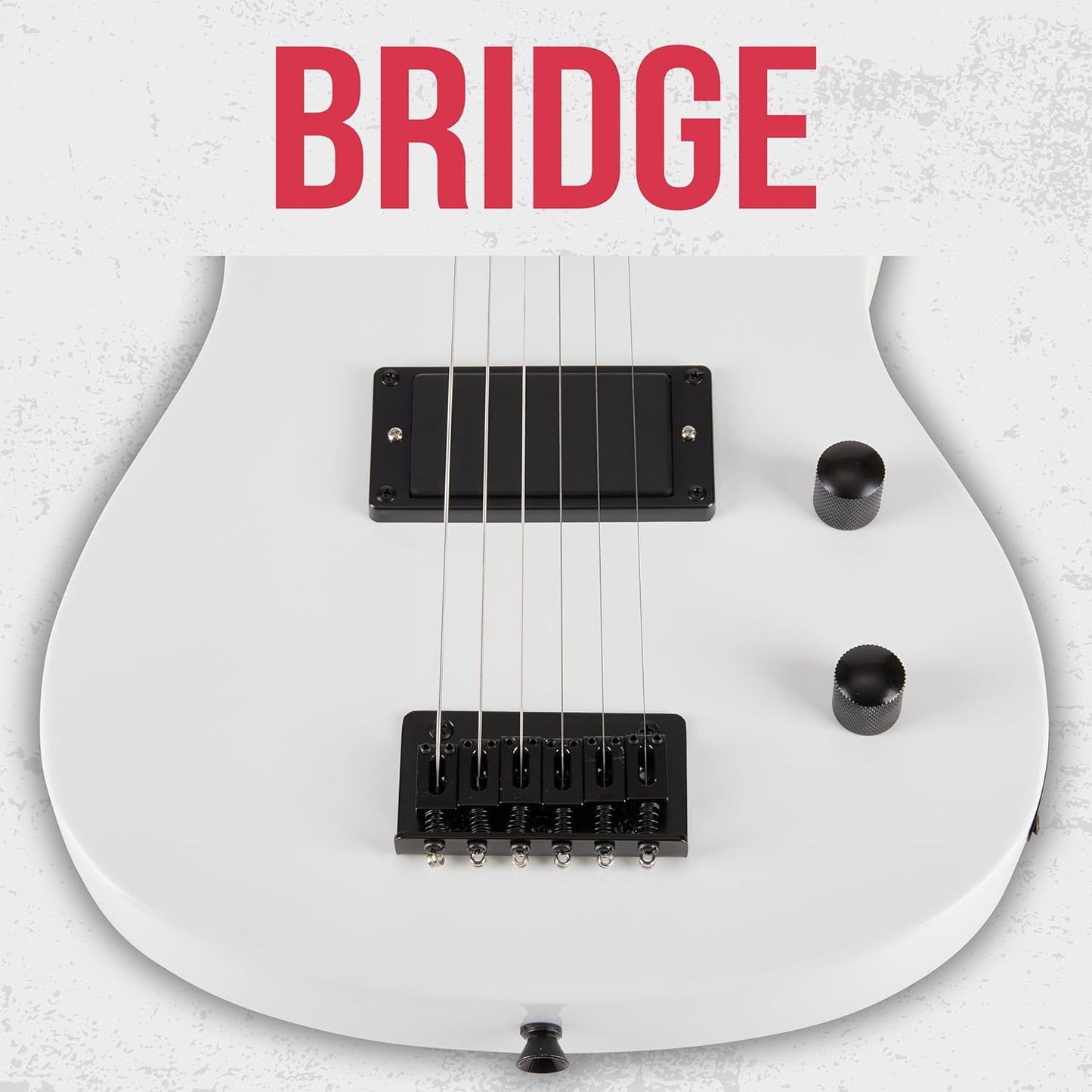 LyxPro 30 Inch Electric Guitar and Starter Kit for Kids with 3/4 Size Beginner’s Guitar, Amp, Six Strings, Two Picks, Shoulder Strap, Digital Clip On Tuner, Guitar Cable and Soft Case Gig Bag - White