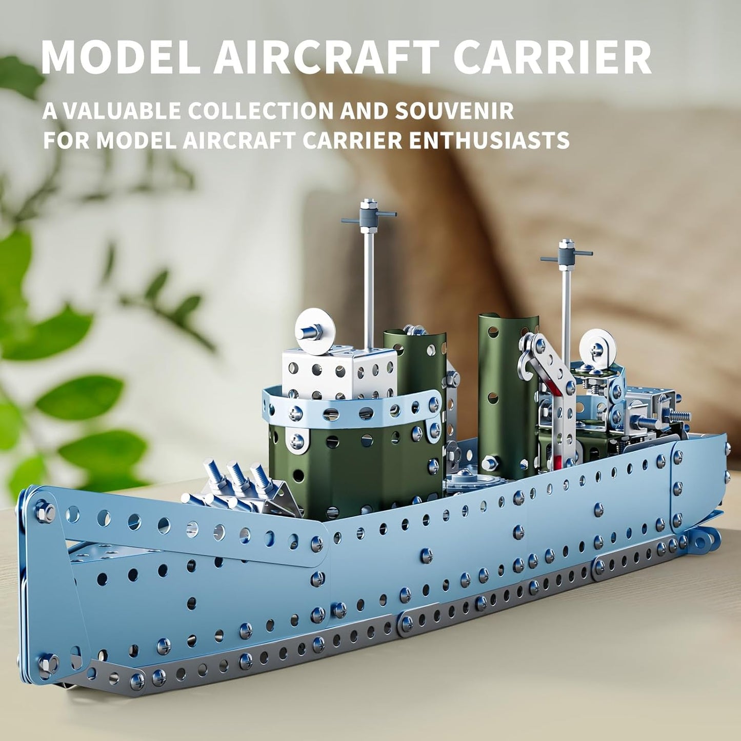 Lucky Doug Stem Building Projects Model Cruiser Ocean Ship Set, 504 Pieces Stem Project Building Toys for Kids Ages 8-12, Assembly Science Kit Toys Gifts for Boys Kids Girls 8 9 10 11 12-16 Years Old