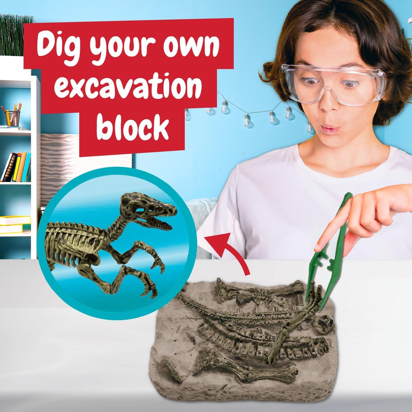 Science4you Science Lab for Kids - Science Kit with Experiments for Kids Age 6-8+, Chemistry Set to Create Crazy Dough, Colourful Explosions and Much More, Stem Toy and Gift for Boys and Girls Age 6+