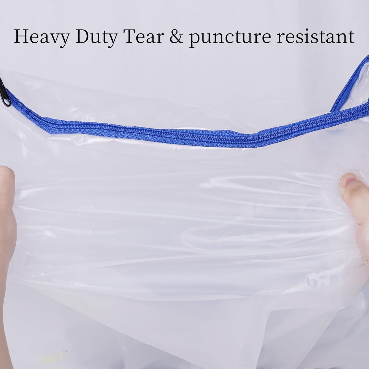 2 Pack Crib Mattress Storage Bags with Zipper -4 Mil Plastic Waterproof Crib Mattress Bags for Moving and Storage