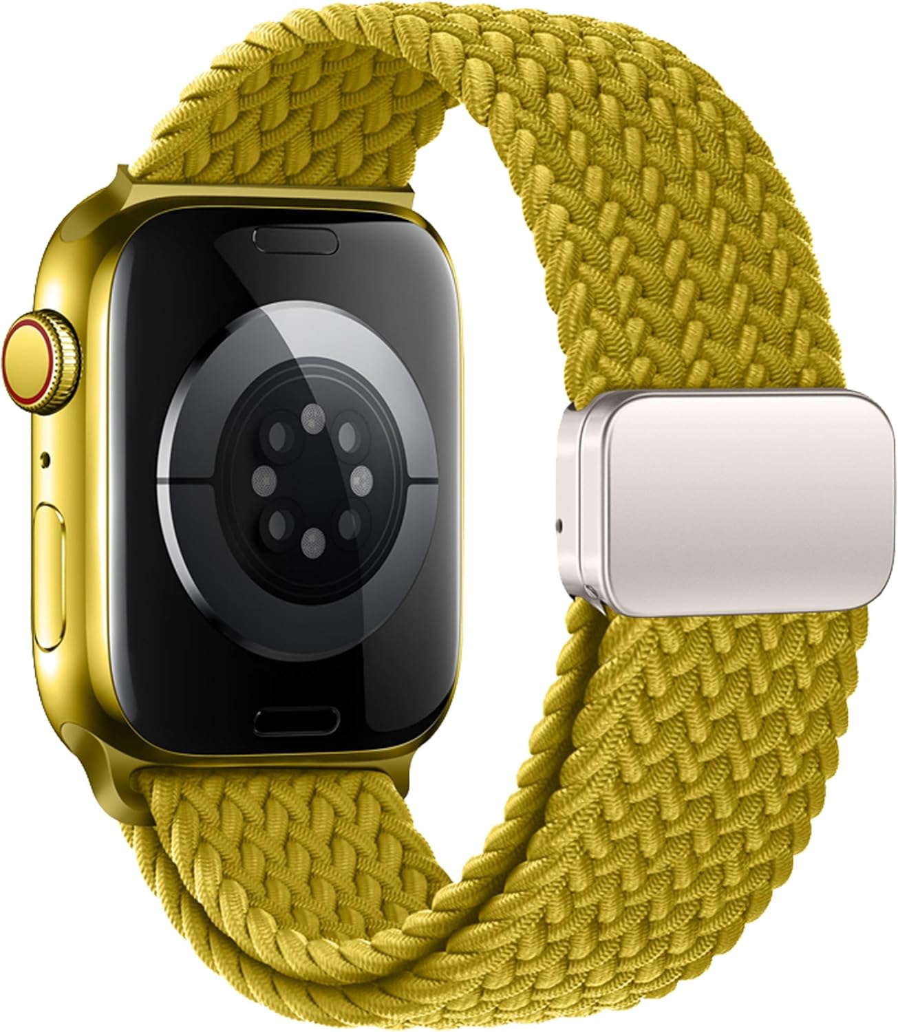 Mazoft Braided Bands With Magnetic Clasp Compatible with Apple Watch Band 38mm 40mm 41mm 42mm 44mm 45mm 46mm 49mm；Soft Nylon Sport Loop Strap for iWatch Series Ultra 2&1 10 9 8 7 6 SE 5 4 3 Women Men