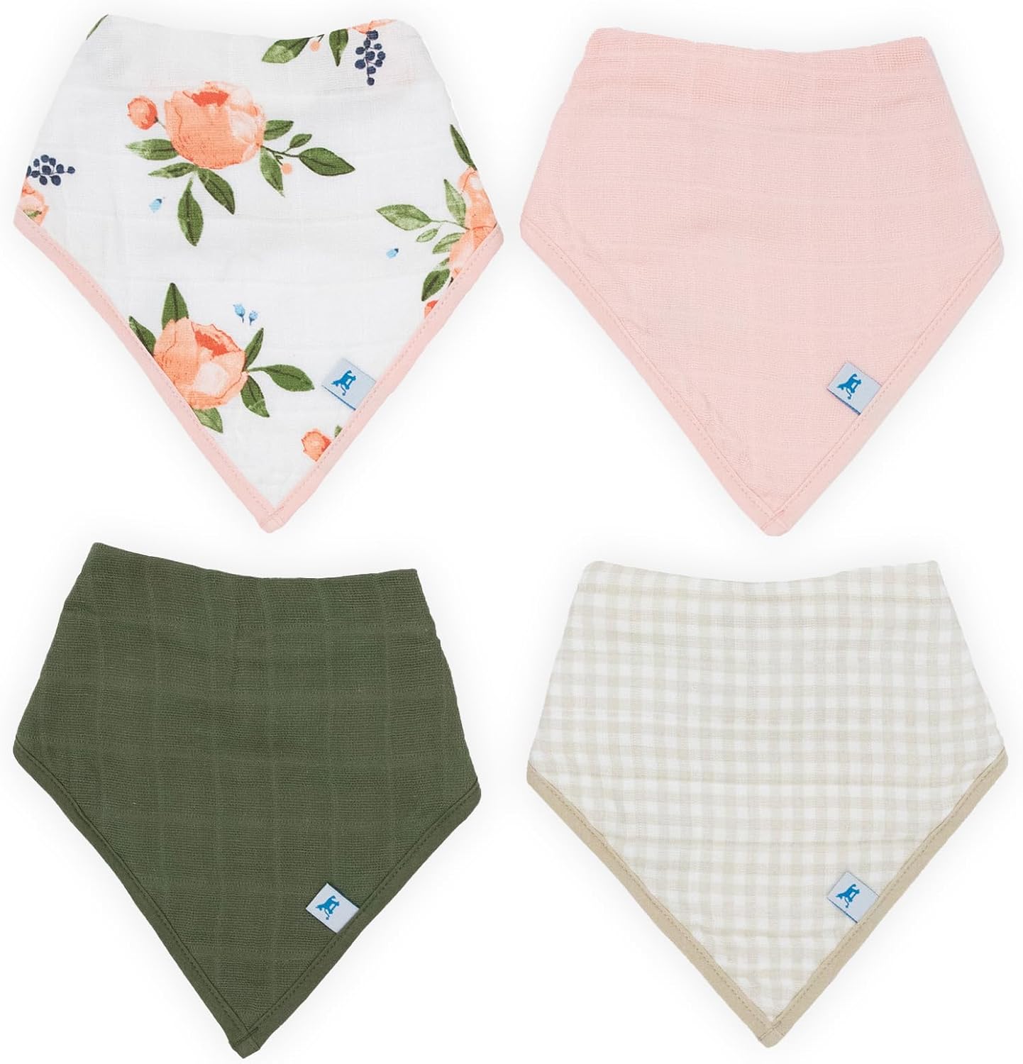 Little Unicorn Cotton Muslin with Fleece Bandana Bib