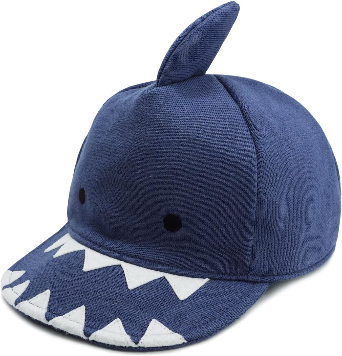 Keepersheep Baby Baseball Cap Infant Sun Hat, Cotton Knit with Soft Brim, Adjustable Soft Newborn Toddler Cap