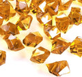 Babenest Acrylic Crushed Ice Rocks, 150 PCS Fake Crystals Plastic Ice Cubes Diamonds Gems for Vase Fillers, Home Decoration, Table Scatter, Event, Wedding, Arts & Crafts (Orange)