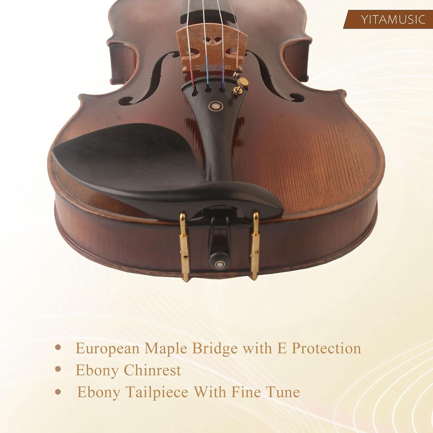 MV5000 Strad 4/4 Full size violin, Dark oil varnish, Handcrafted,Traditional craftsmanship .For advanced or Orchestra players, with Case,Bow,Shoulder Rest
