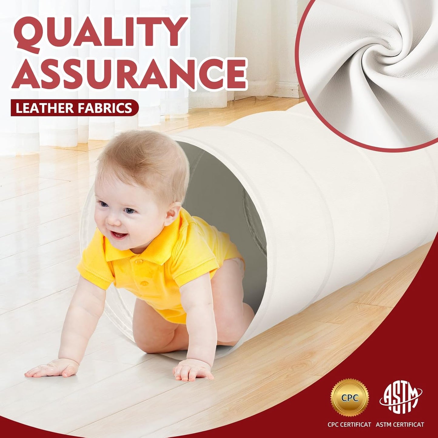 Moncoland Kids Play Tunnel Tent for Toddlers,Colorful Pop Up Crawl Toy Baby Children or Dog Cat Pets,Collapsible Gift Boy and Girl Indoor Outdoor Games (Kids Tunnel)