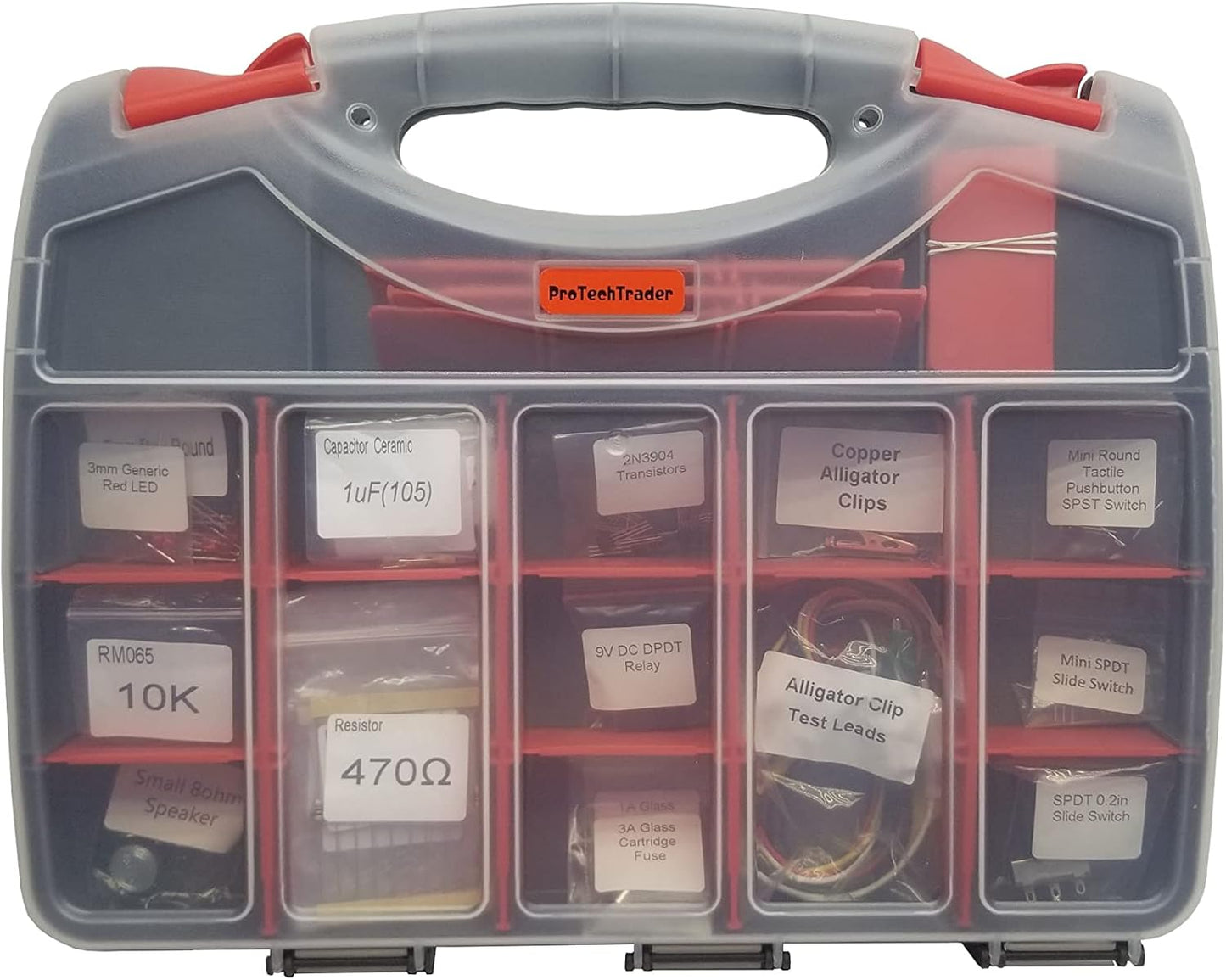 Make: Electronics Third Edition Kit 1 Deluxe - Beginner, Intermediate, & Advanced (Teen - Adult) Component Pack That Follows The Experiments in Make: Electronics 3rd Ed by Charles Platt