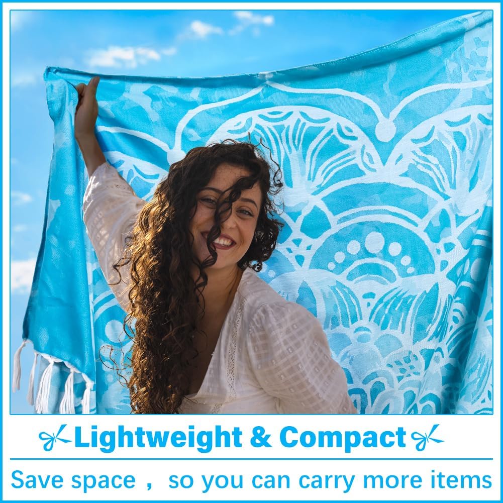 Oversized Turkish Beach Towel Blanket XXL Cotton Sandproof Towels Boho Woven Extra Large Big Sand Free Giant Throw Thick Blankets Huge Quilt XL Picnic Camping Necessities Cloud For Adult Gifts