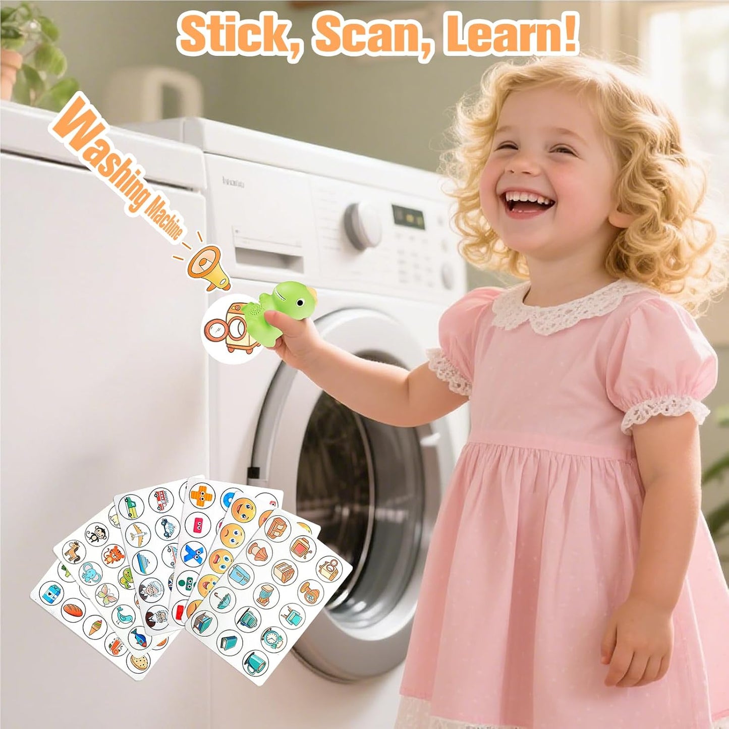 Phonics Flash Cards with Talking Pen for Homeschool Essentials -Hooked on Phonics Games for Kids Ages 4-8 Kindergarten Preschool Learning Activities, Interactive Dinosaur Learn to Read from 21 Stages