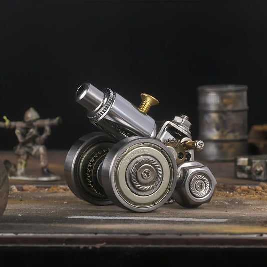 3D Metal Puzzle for Adults, Metal Model kit, Mechanical Armor Puzzle, Adult Brain teasers - The Best Gift for Men (Cannon)