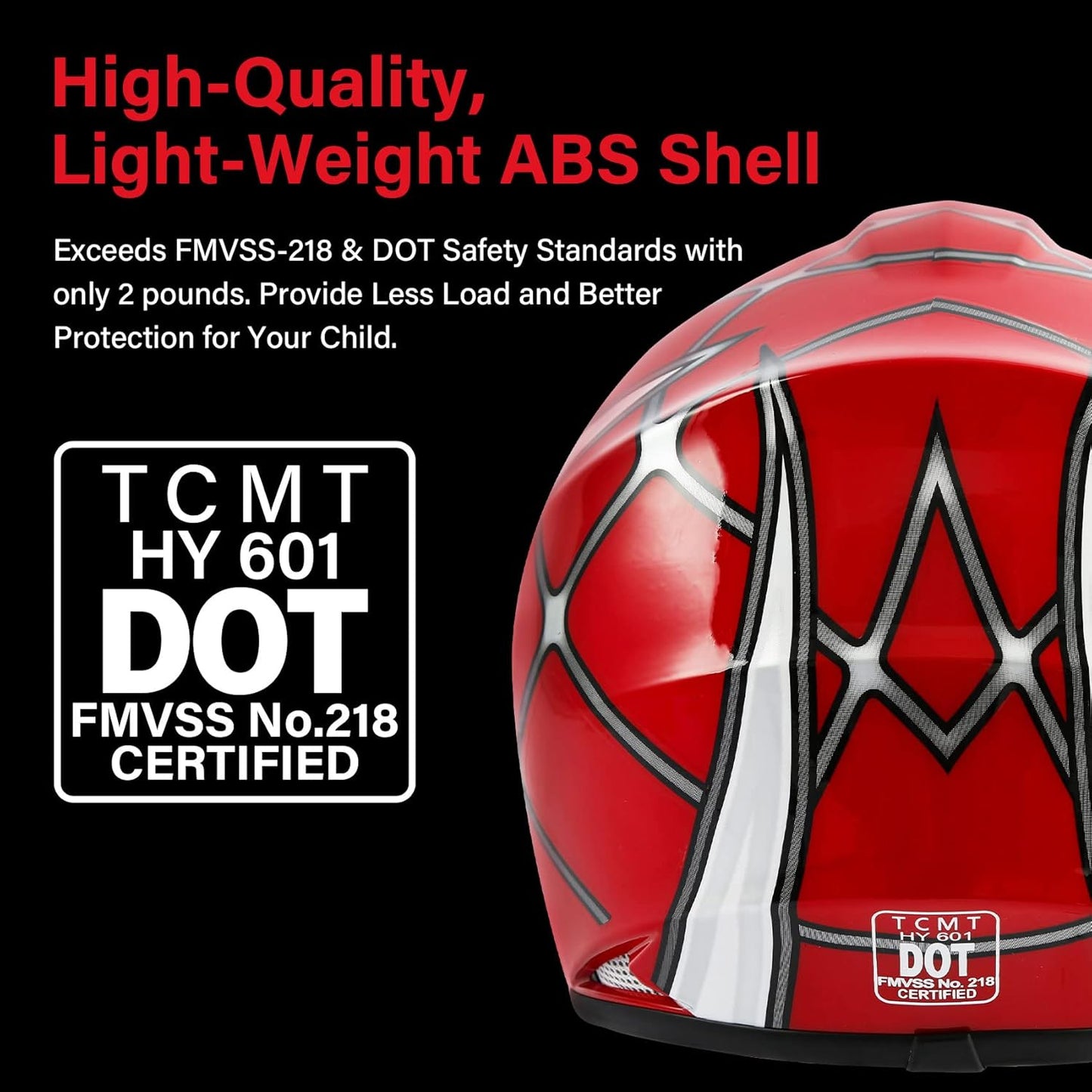 TCMT Dot Youth & Kids Motorcycle Off-Road Helmet Full Face Motocross Street Dirt Bike Mountain Bike BMX MX ATV Helmet+Goggles+Gloves New