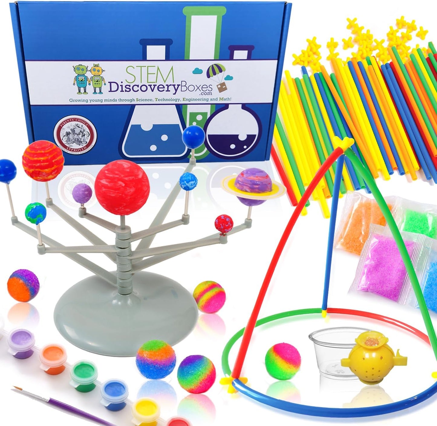 STEM Science Kit Subscription – 12 Monthly Boxes, 36 Total Hands-On Projects | Engineering & Building Toys for Kids Ages 7-12 | Educational Activities for Boys & Girls