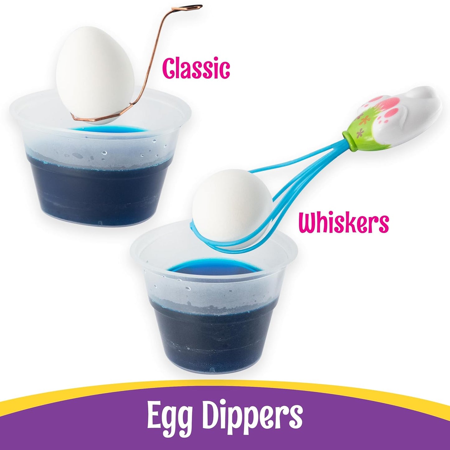 PAAS Easter Egg Decorating Kit, Includes 1 Unicorn Egg Dying Kit, 1 Loveable Llamas Egg Dying Kit, 1 Dino Decorating Kit Whiskers for Easy Egg Dying, Food Safe Dye (4 Piece)