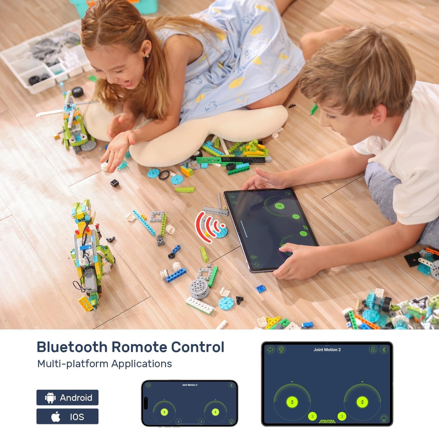 Coding Robot Kit for Kids Ages 6+, 200+ in 1 APP Control Dinosaur Robot Toy, Educational Scratch Program Robotic Kit with 47 Video Courses,Birthday Children's Day Gift for Boys Girls(600 Blocks)