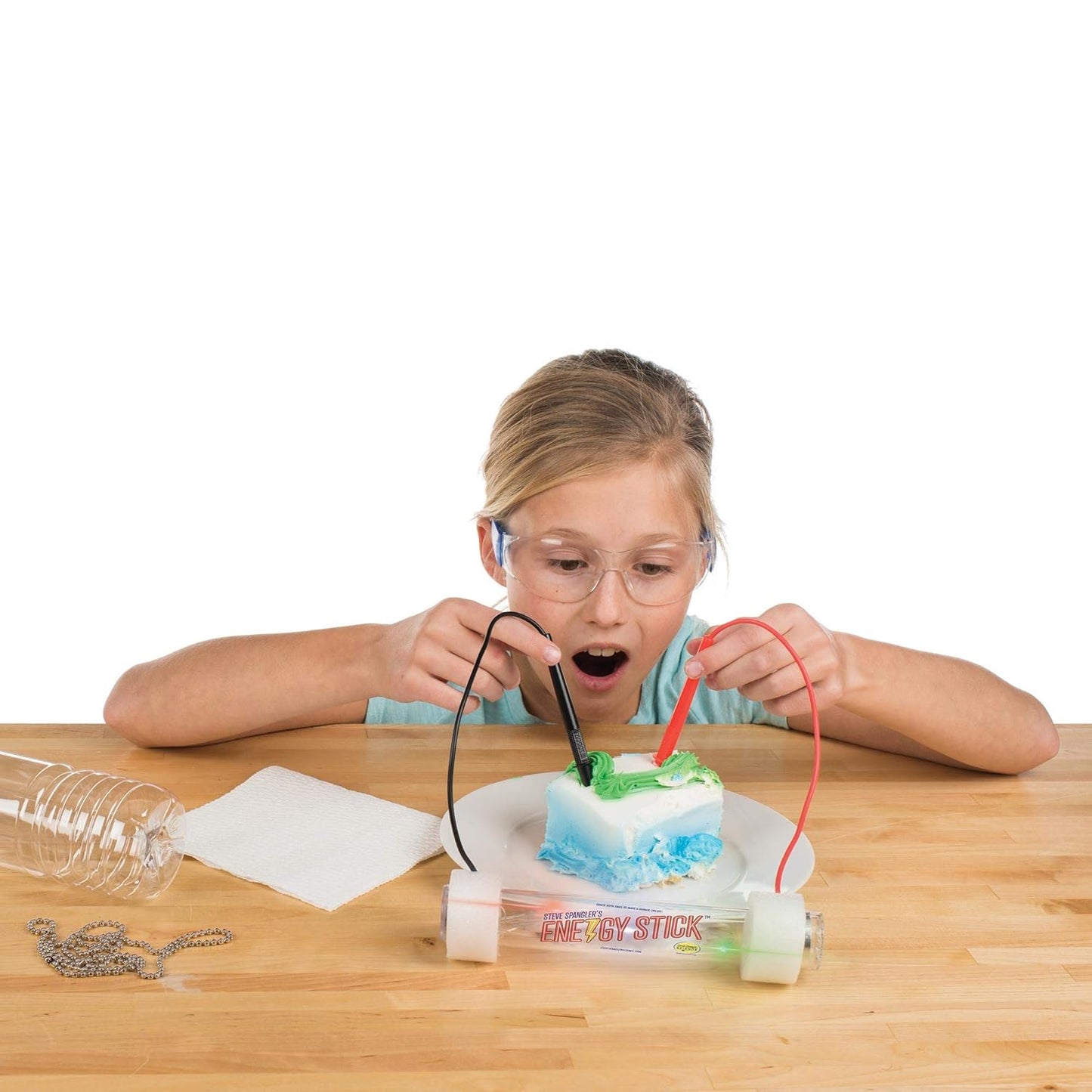 Steve Spangler Science Energy Stick Conductor - Experiments for Kids - Learn About Electricity, Insulators & Conductors - Great Stocking Stuffer